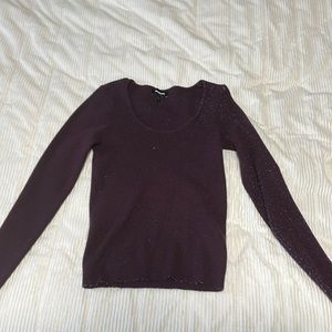 Burgundy Sweater